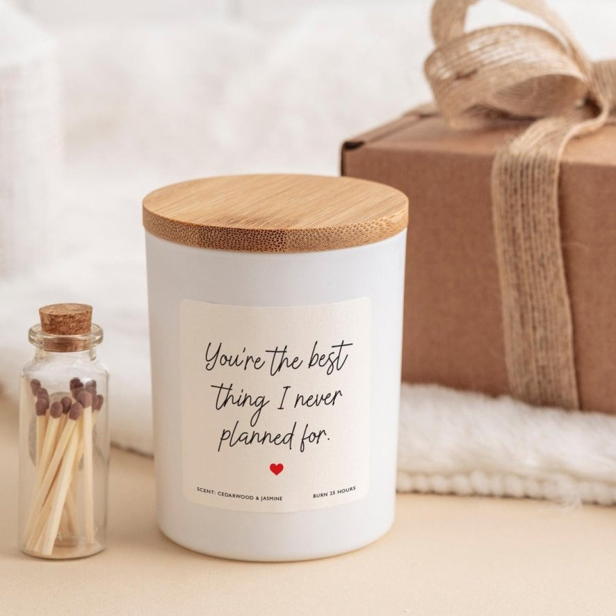 Modern Romance Candle – Love Quote for coffee lover