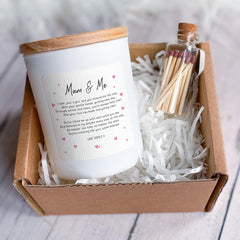 Mum & Me Personalised Candle Gift for Daughter Ideal for Mum's Birthday Mother's Day or a Thank You Gift from Daughter Son for Mummy Mama