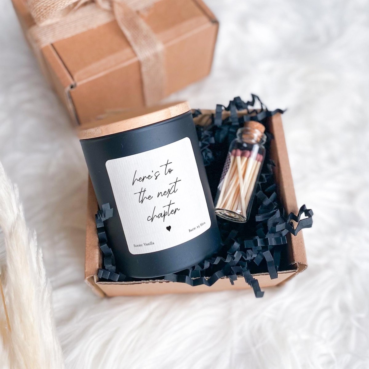 New Chapter Candle Gift – Graduation, New Job, New Home or Retirement Keepsake Gift