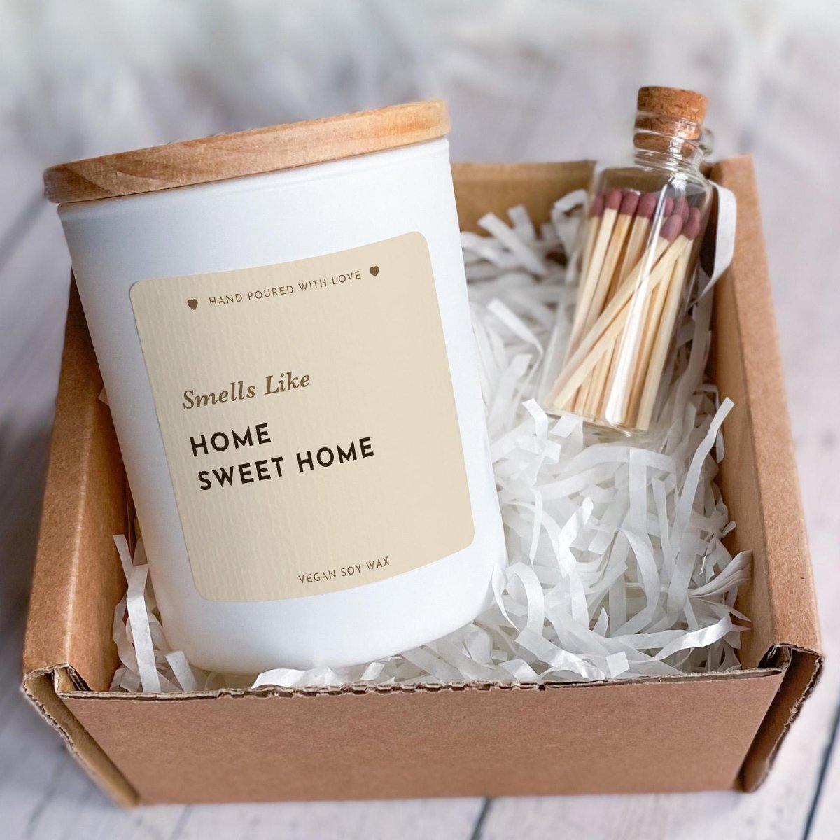 New Home Candle Gift – Housewarming Present for New Homeowners Couple or Friend