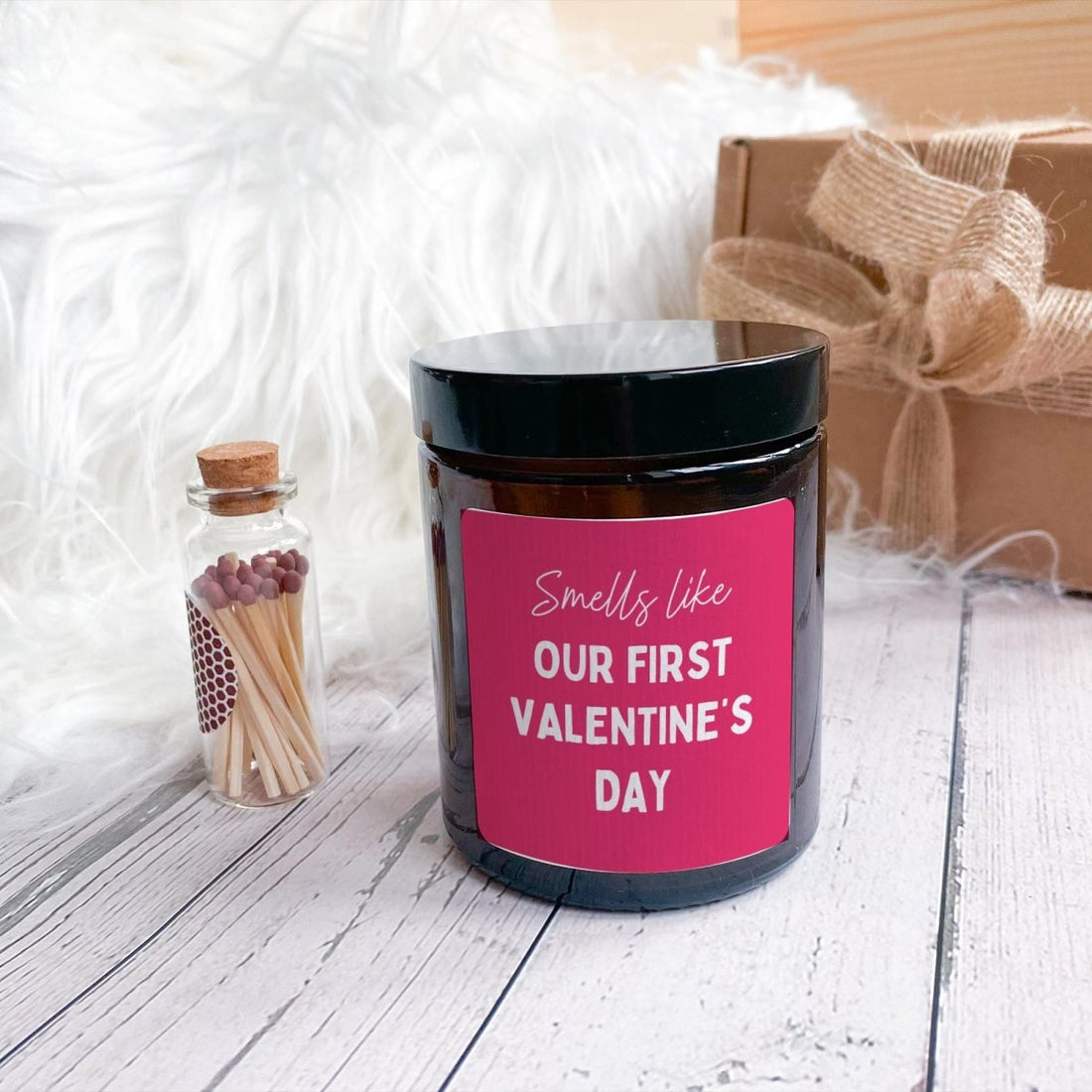 Our First Valentine’s Day Candle Gift Set for Girlfriend
