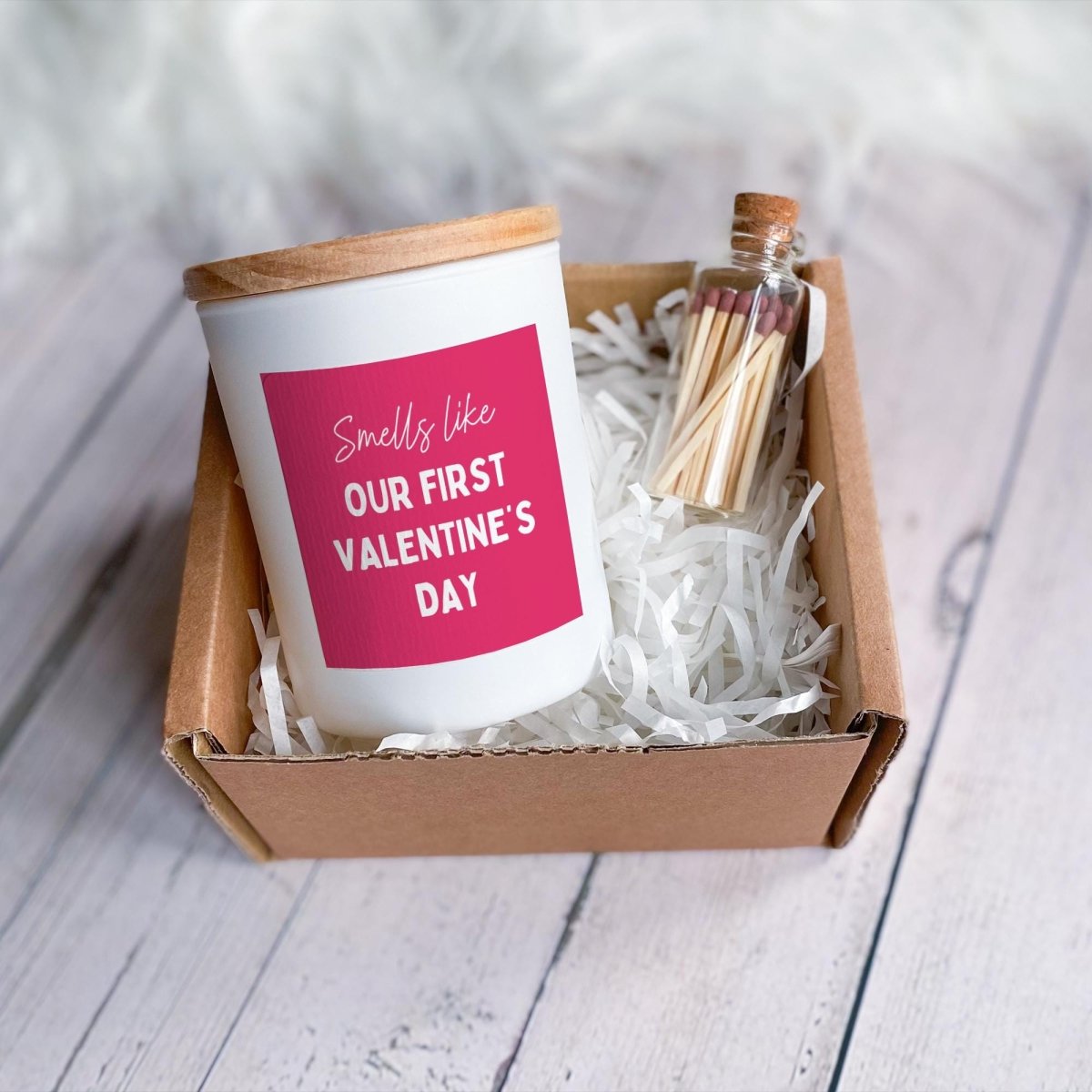 Our First Valentine’s Day Candle Gift Set for Girlfriend