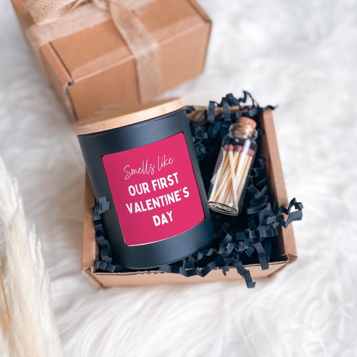 Our First Valentine’s Day Candle Gift Set for Girlfriend