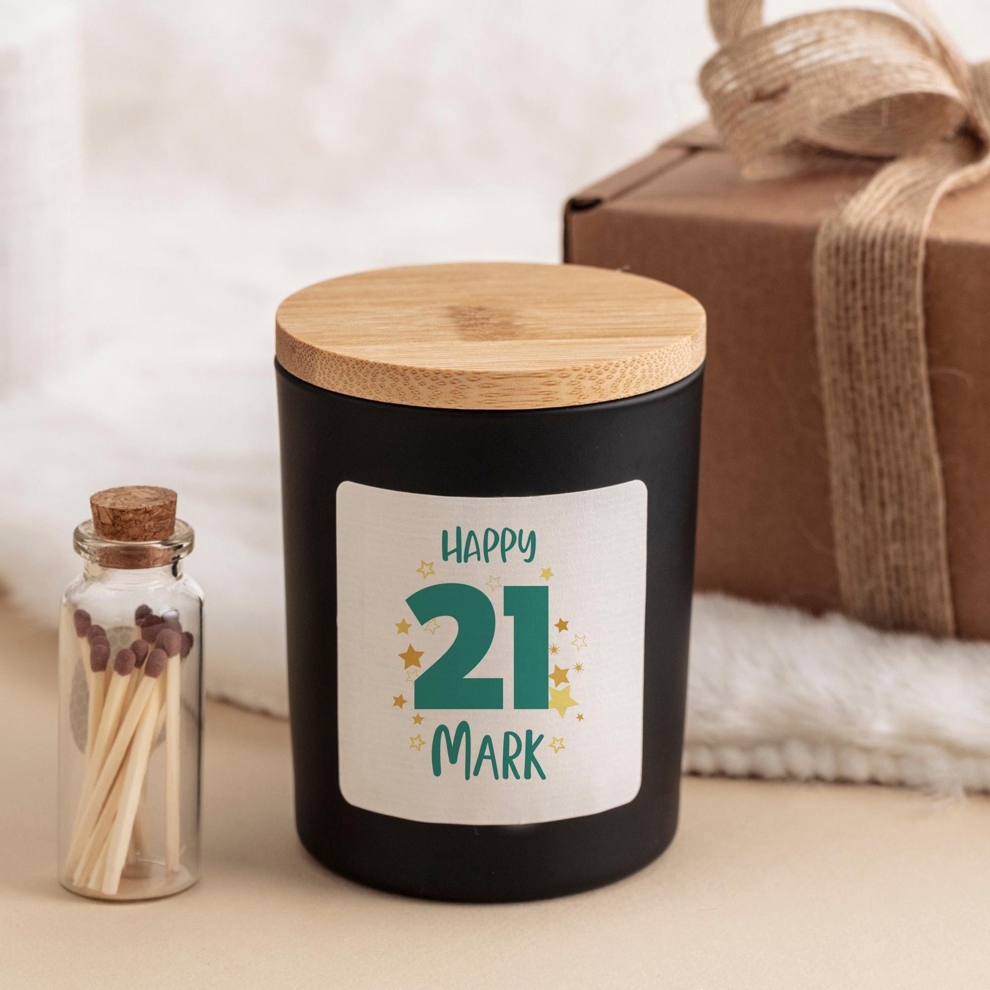Personalised Birthday Candle Gift for Her ANY AGE Scented Birthday Gift for Grandma Mum Best Friend Sister Auntie Colleague Boss Daughter