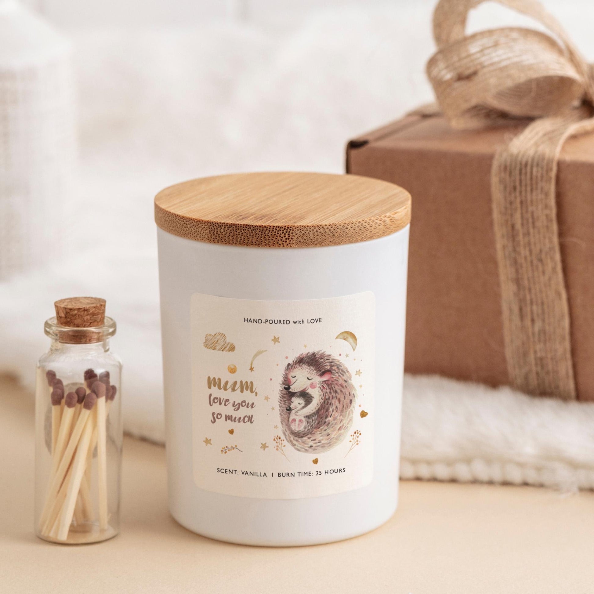 Personalised Cute Scented Candle Gift For Mum Mummy Mama Mother Mum's Birthday Christmas Mother's Day Keepsake Present