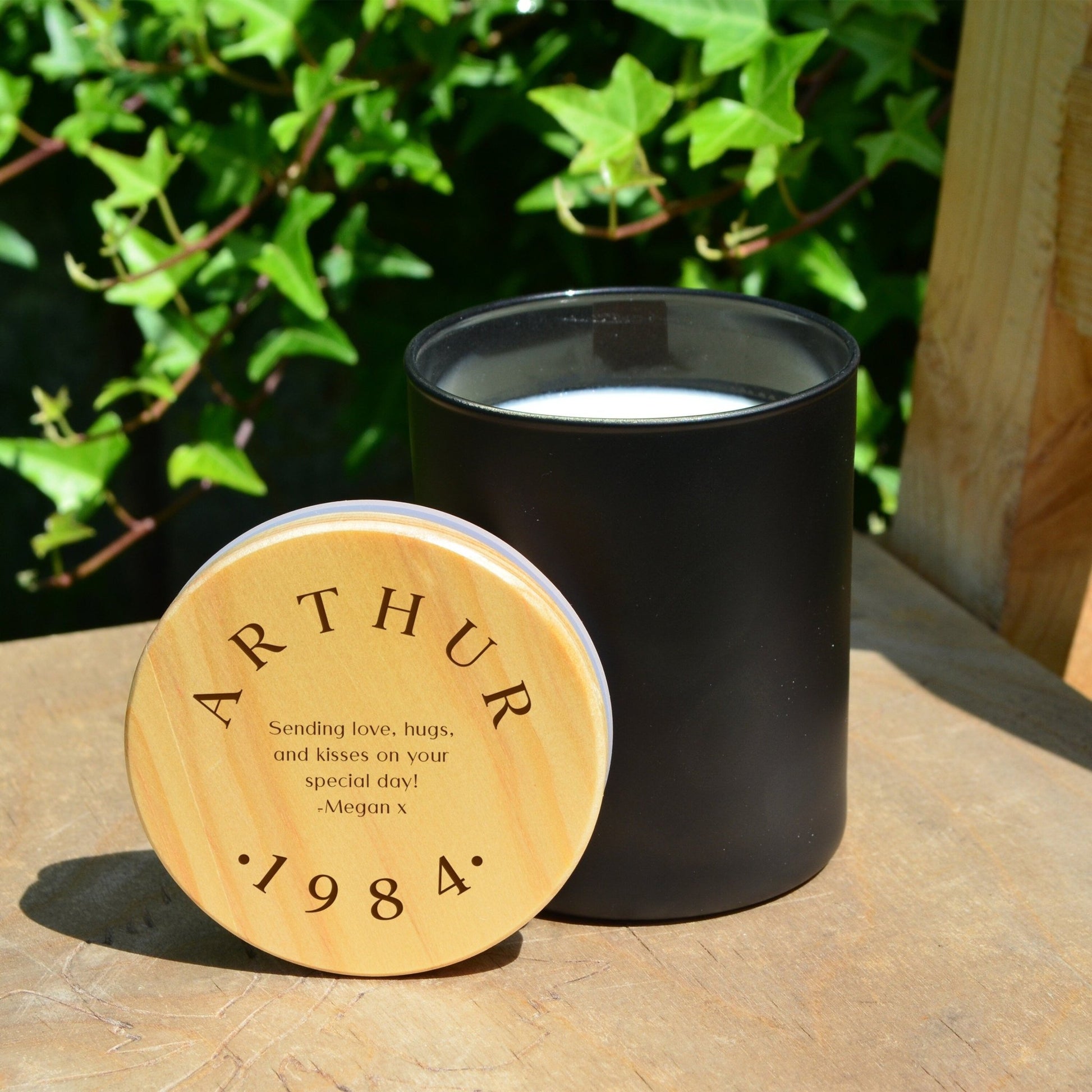 Personalised Engraving Birthday Candle, Gift for him, Gift for her, Mum Dad Grandma Grandad Friend Colleague Wife Husband Son Daughter