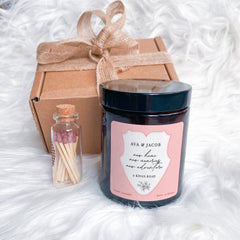 Personalised New Home Scented Candle Gift Set Gift for New Home New Memories New Adventure with names address Housewarming Present Couple
