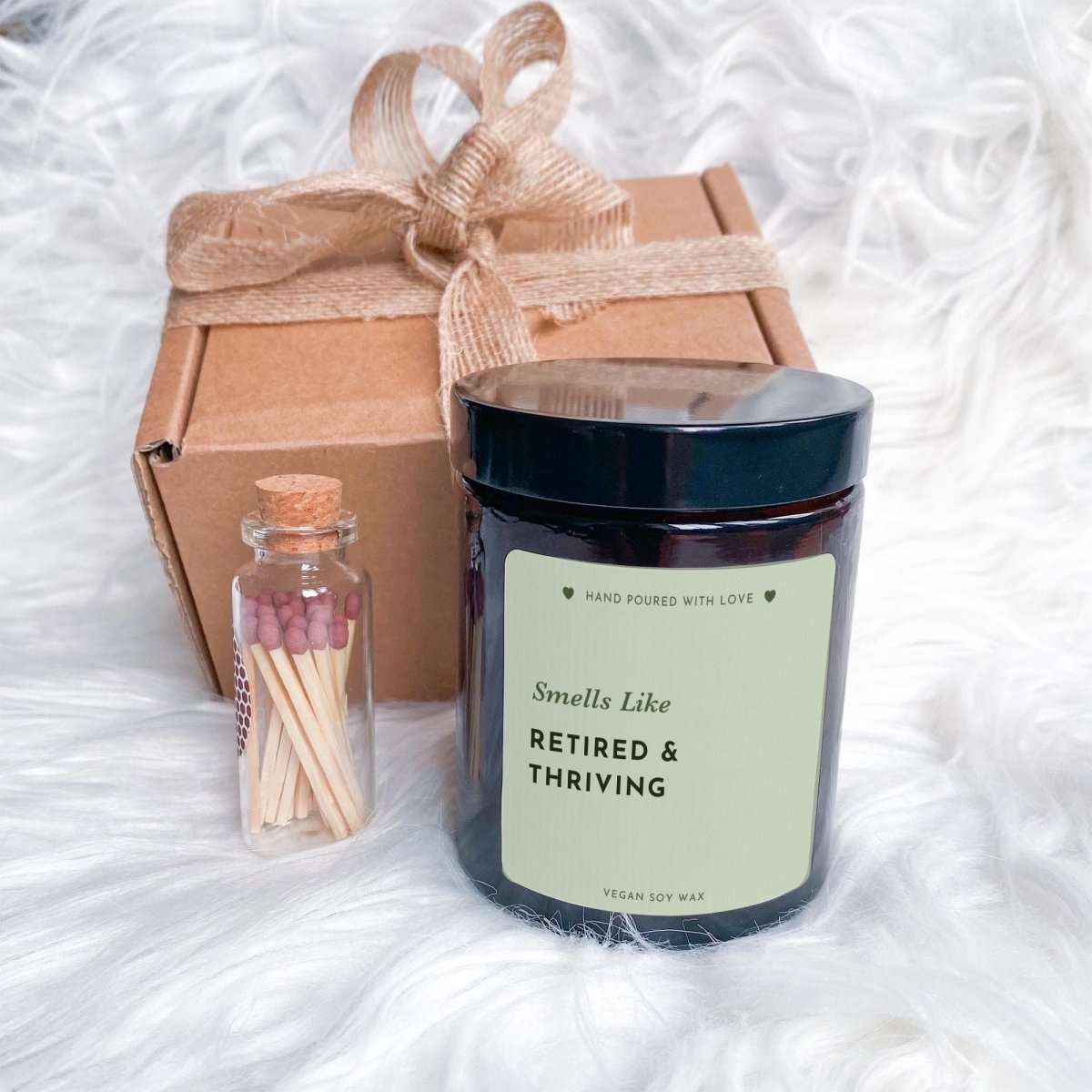 Retirement Candle Gift Funny Retirement Present for Her Colleague Leaving Gift New Chapter Keepsake