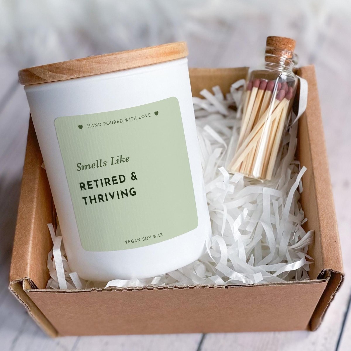 Retirement Candle Gift Funny Retirement Present for Her Colleague Leaving Gift New Chapter Keepsake