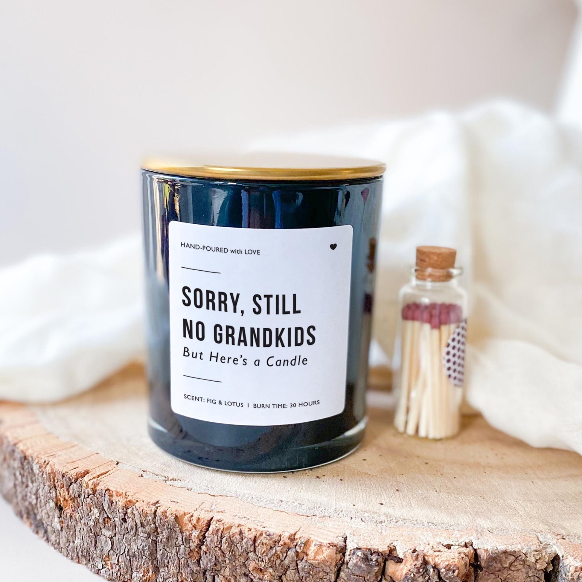 Still No Grandkids Scented Candle Funny Gift for Mum Dad Mother's Day Father's Day Birthday Christmas Present Home Decor