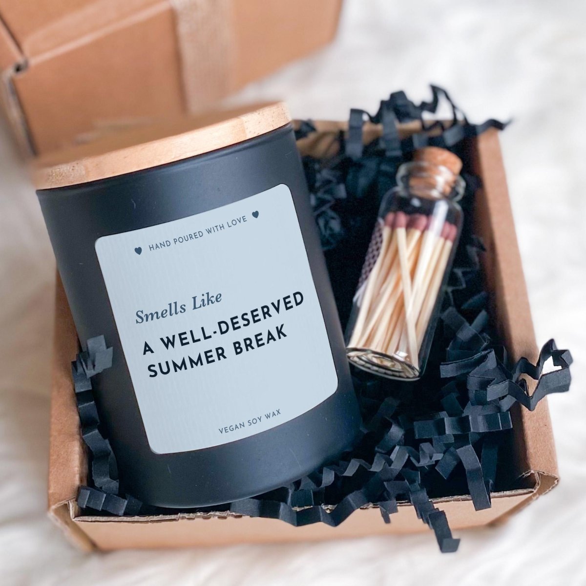 Teacher Summer Break Candle Gift – End of Term Thank You Present