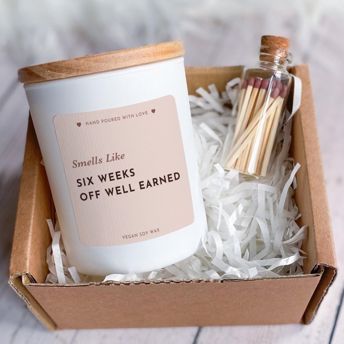 Teacher Summer Holiday Candle Gift – Present for Teacher from Class or Parent