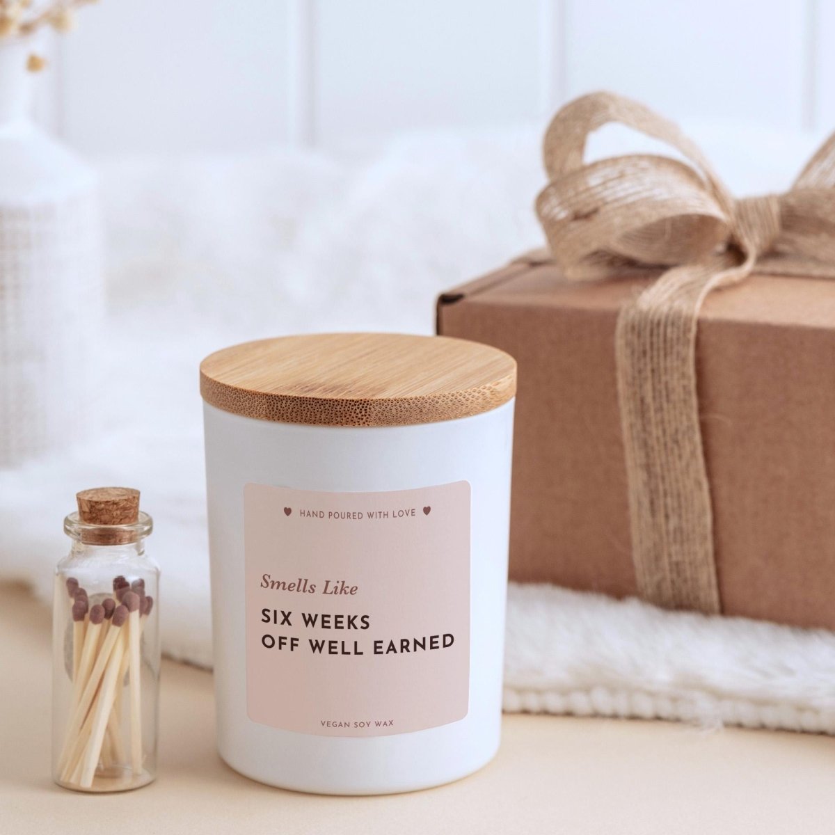 Teacher Summer Holiday Candle Gift – Present for Teacher from Class or Parent