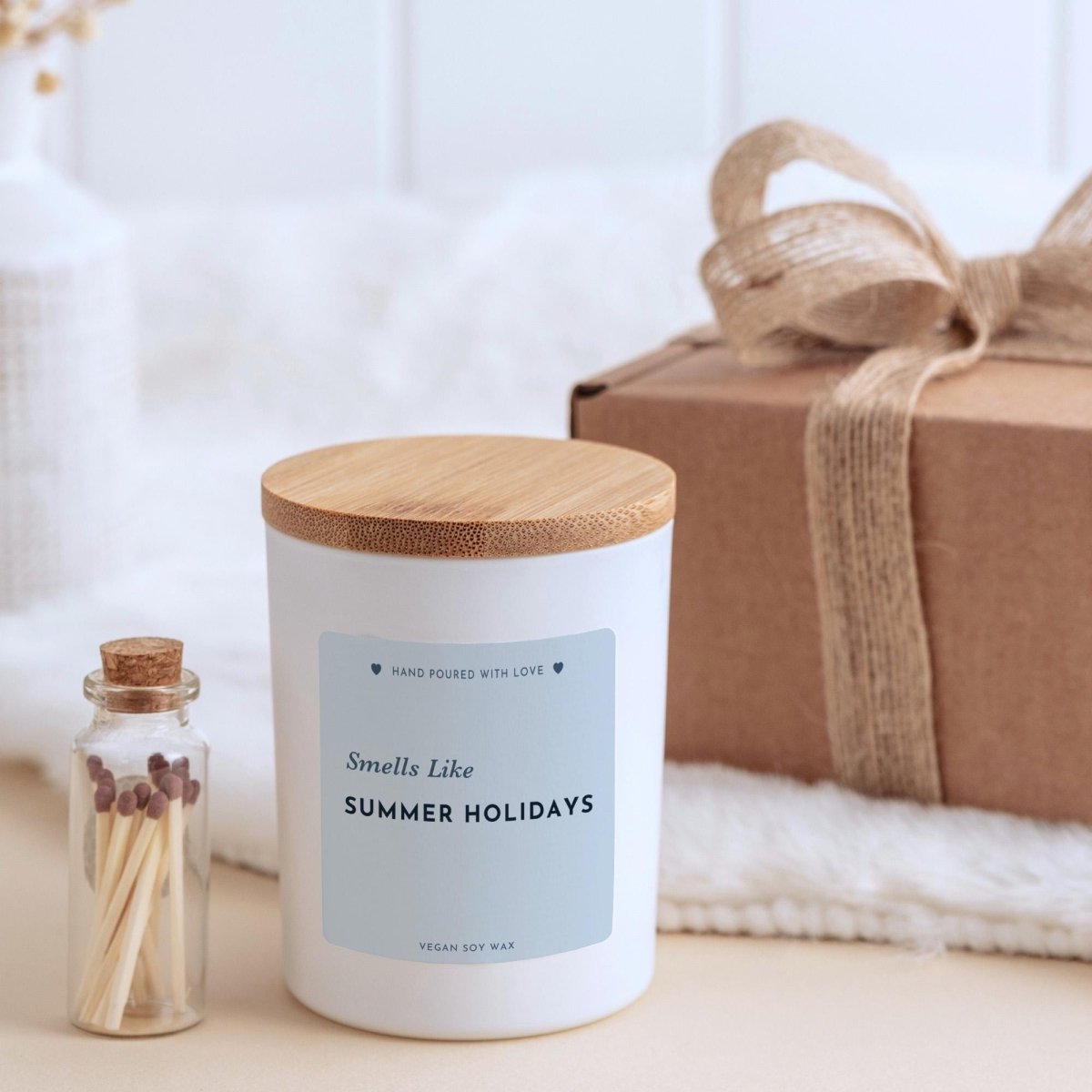 Teacher Summer Holidays Candle Gift – End of Term Thank You Present for Teacher