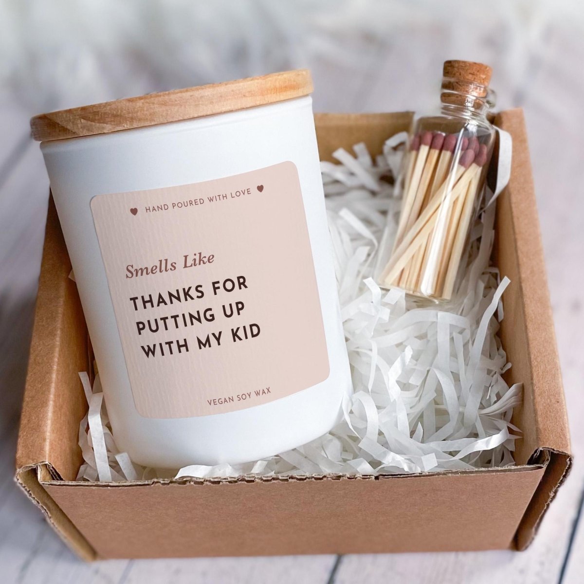 Teacher Thank You Candle Gift – Funny Teacher Present from Parent