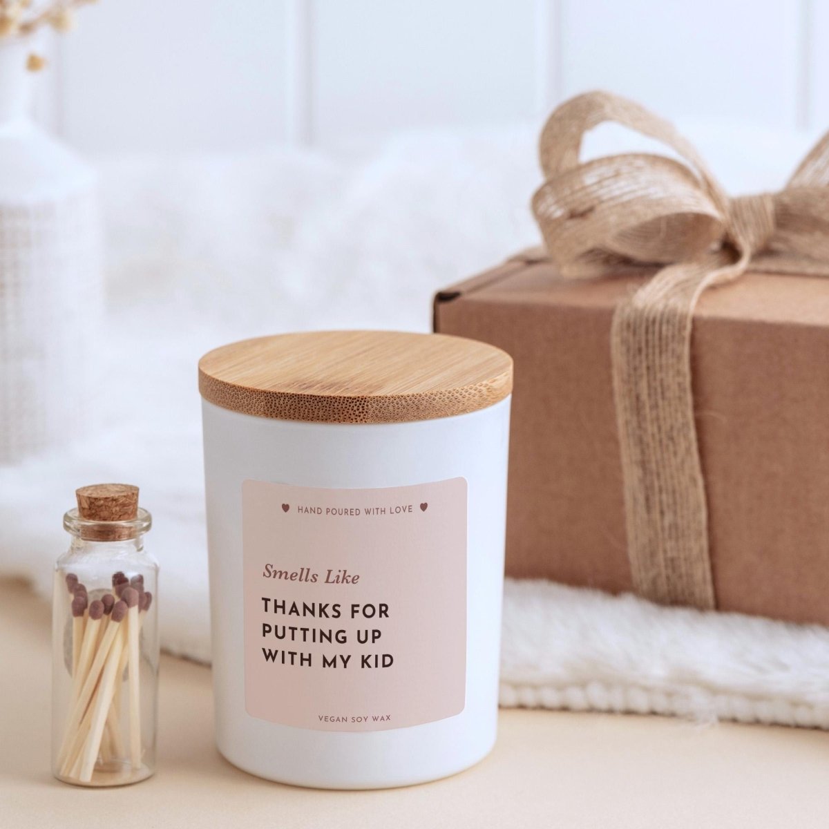 Teacher Thank You Candle Gift – Funny Teacher Present from Parent