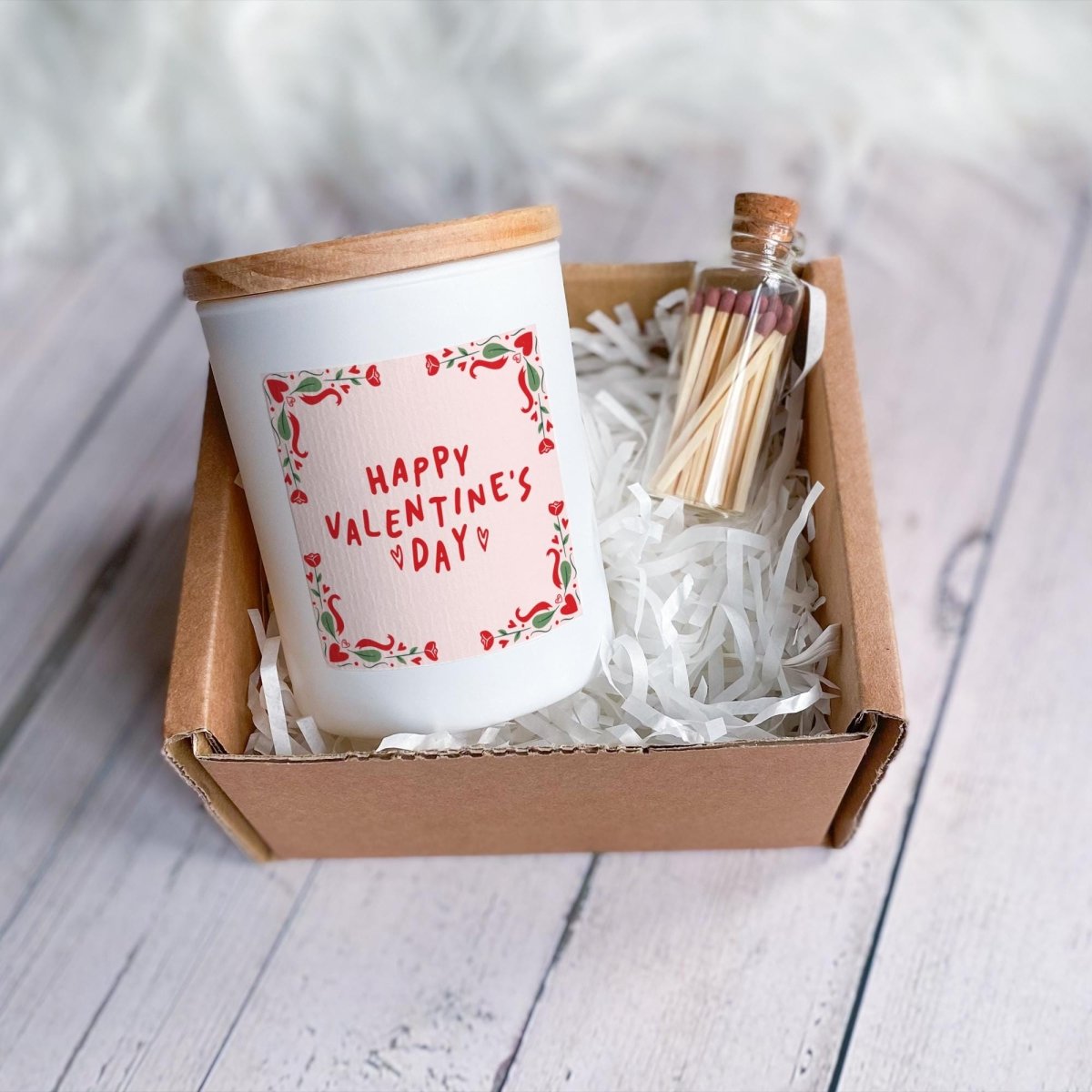 Valentine’s Day Candle Gift – Romantic Soy Wax Jar Candle for Her