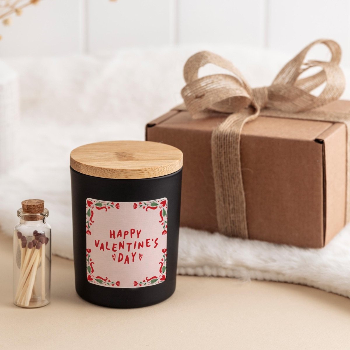 Valentine’s Day Candle Gift – Romantic Soy Wax Jar Candle for Her