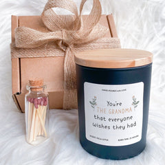 You are the grandma that everyone wishes they had scented soy wax candle Mother's Day Birthday Christmas Gift for mum nanny nana mummy mama